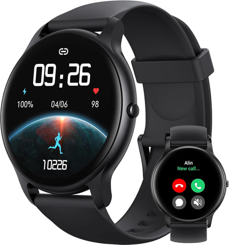 New HD Screen Fitness Tracker IP68 Waterproof Multisport Smartwatch For Android iPhones