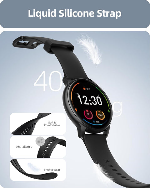 New HD Screen Fitness Tracker IP68 Waterproof Multisport Smartwatch For Android iPhones