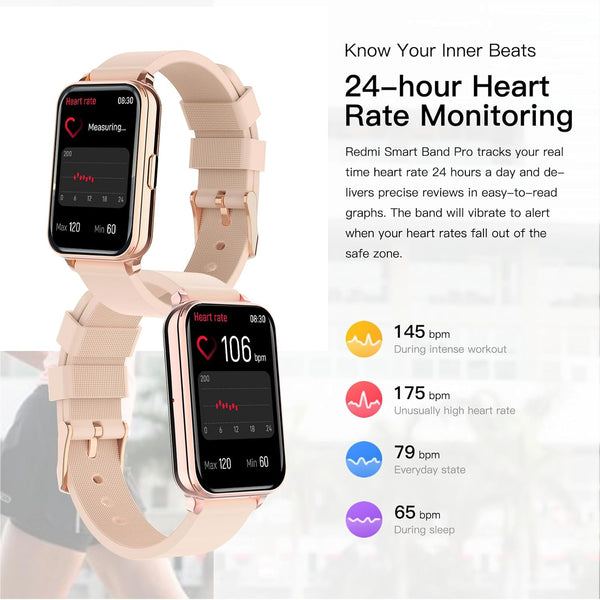 New Super Lightweight IP68 Waterproof Women's Fitness Tracker Smart Watch For Android IOS
