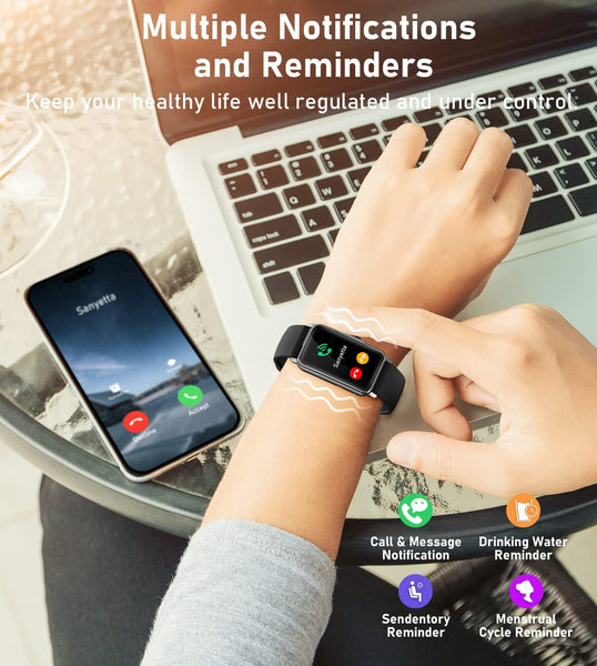 New IP68 Waterproof HD Multisport Fitness Tracker Bracelet Smart Watch For Android IOS