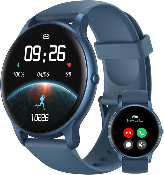 New HD Screen Fitness Tracker IP68 Waterproof Multisport Smartwatch For Android iPhones
