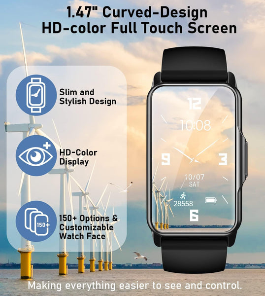 New IP68 Waterproof HD Multisport Fitness Tracker Bracelet Smart Watch For Android IOS