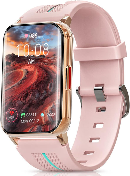 New Full Touchscreen IP68 Wsaterproof Multisport Fitness Tracker Bracelet Smart Watch For Android IOS
