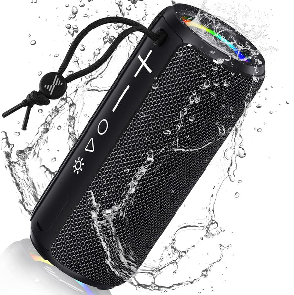 New IPX6 Water-Resistant Outdoor Multifunctional Stereo Speaker With Dynamic Lights
