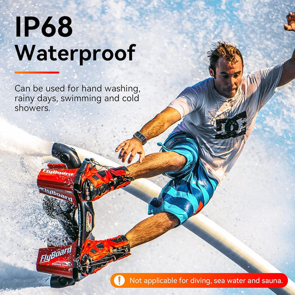 New Full Touchscreen IP68 Wsaterproof Multisport Fitness Tracker Bracelet Smart Watch For Android IOS