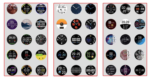 New 1.28'' Full Touch Screen Waterproof Sports Smart Watch Fitness Tracker