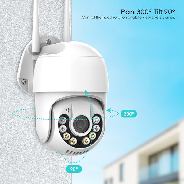 New 8MP Ultra HD Outdoor Security Surveillance WIFI Camera With AI Human Detection