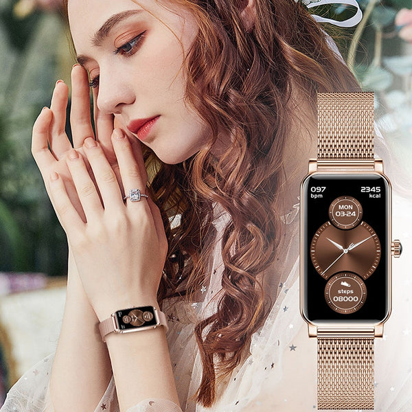 New Ultra Slim Women's Multisport IP68 Waterproof Bracelet Smartwatch Fitness Tracker