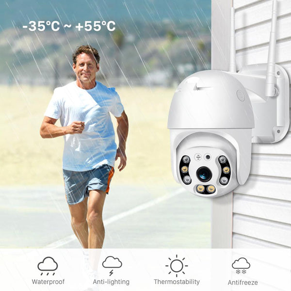 New 1080P Wireless IP Outdoor Surveillance Camera With Two-Way Audio