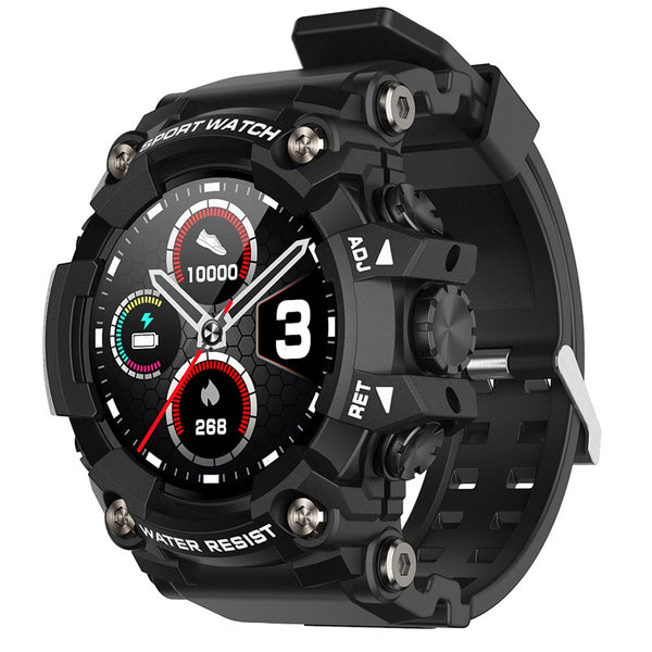 New Multisport HD Large Screen Camouflage-Styled Fitness Tracker Smart Watch For Android IOS