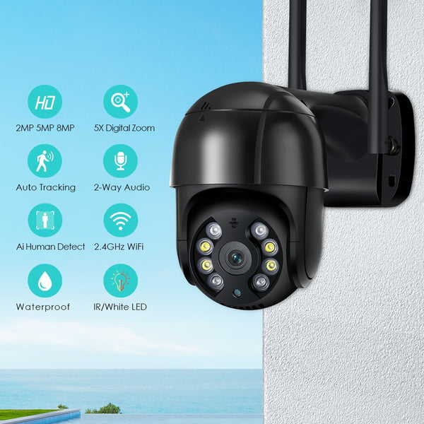 New Outdoor Speed Dome Wireless WIFI Surveillance Monitor Camera With Auto Tracking