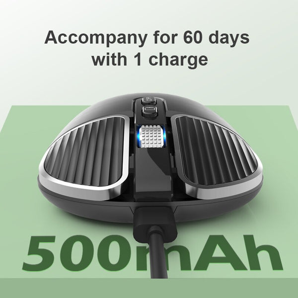 New Ultra Slim Rechargeable Wireless Bluetooth Dual Mode Mouse For PC Mac Tablets