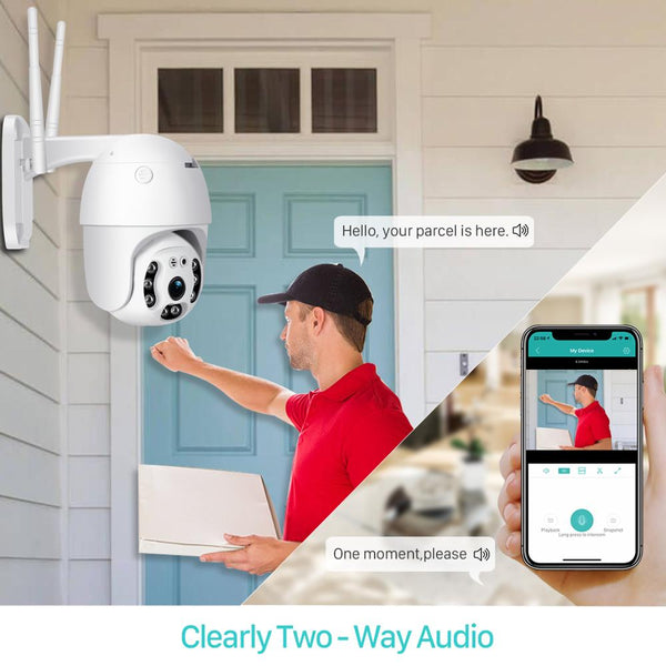 New 1080P Wireless IP Outdoor Surveillance Camera With Two-Way Audio