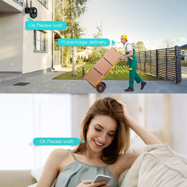 New Outdoor Speed Dome Wireless WIFI Surveillance Monitor Camera With Auto Tracking
