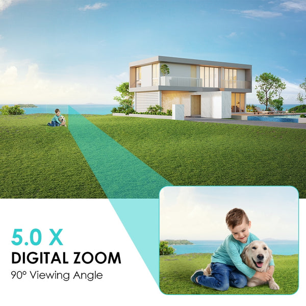 New 8MP Ultra HD Outdoor Security Surveillance WIFI Camera With AI Human Detection