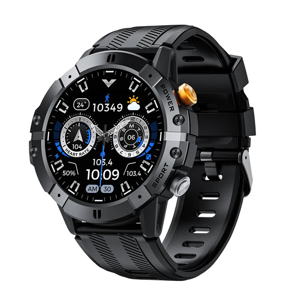 New IP68 Waterproof Outdoor Rugged Fitness Tracker Smart Watch For Android IOS