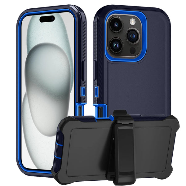New Heavy Duty Rugged Protective Cover Case For iPhone 16 15 14 Plus Pro Max Series