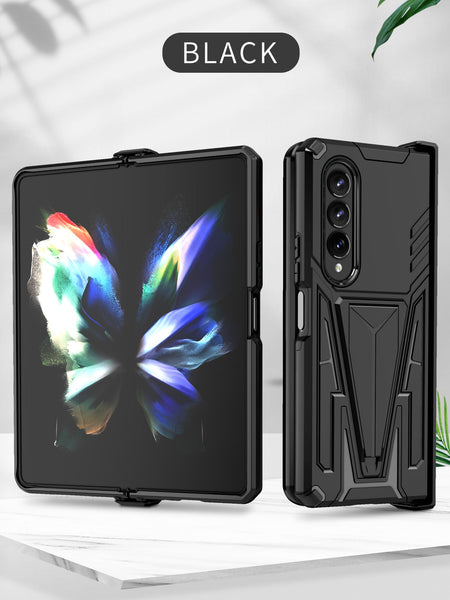 New Rugged Protective Armor Case With Kickstand For Samsung Galaxy Z Fold 4 3 Series