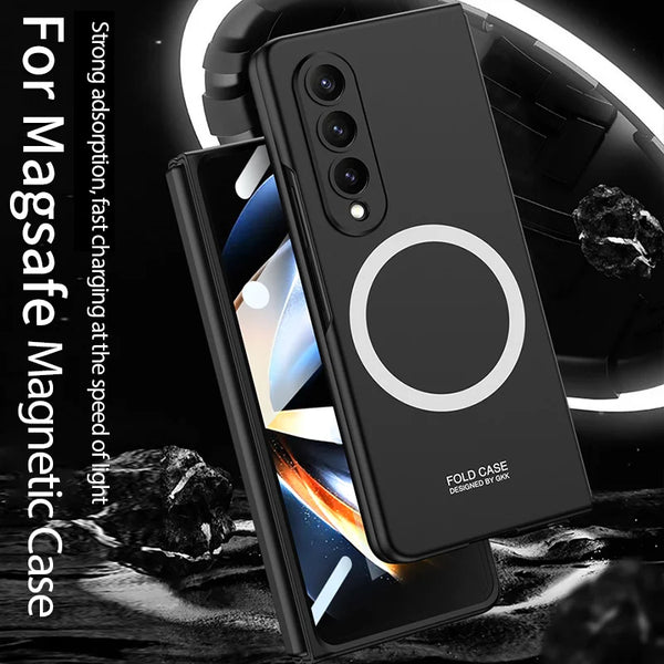 New Ultra Thin Magnetic Cover Case For Samsung Galaxy Z Fold 3 4 5 Series