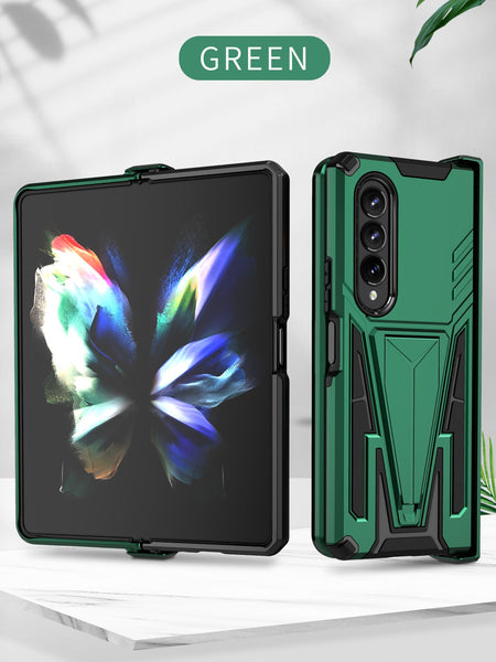 New Rugged Protective Armor Case With Kickstand For Samsung Galaxy Z Fold 4 3 Series