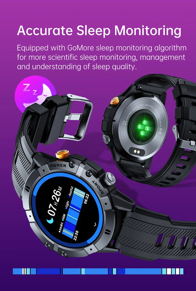 New IP68 Waterproof Outdoor Rugged Fitness Tracker Smart Watch For Android IOS