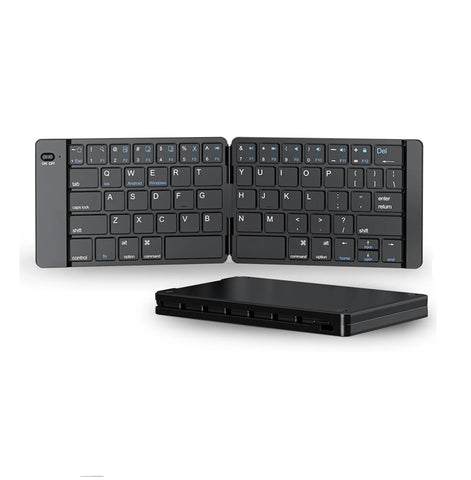 New Ultra Slim Mini Foldable Wireless Bluetooth Rechargeable Keyboard For Windows Android IOS
