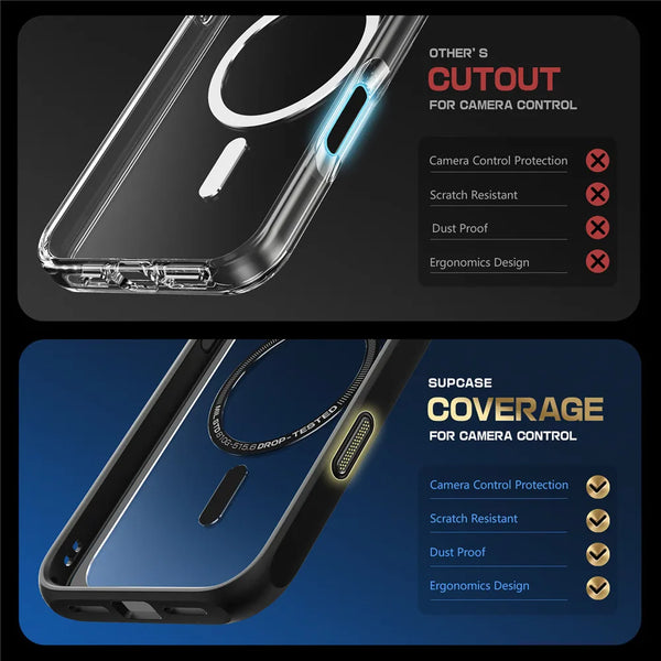 New Ultra Slim Magnetic MagSafe Phone Case With Precise Button Control For iPhone 16 Pro Max