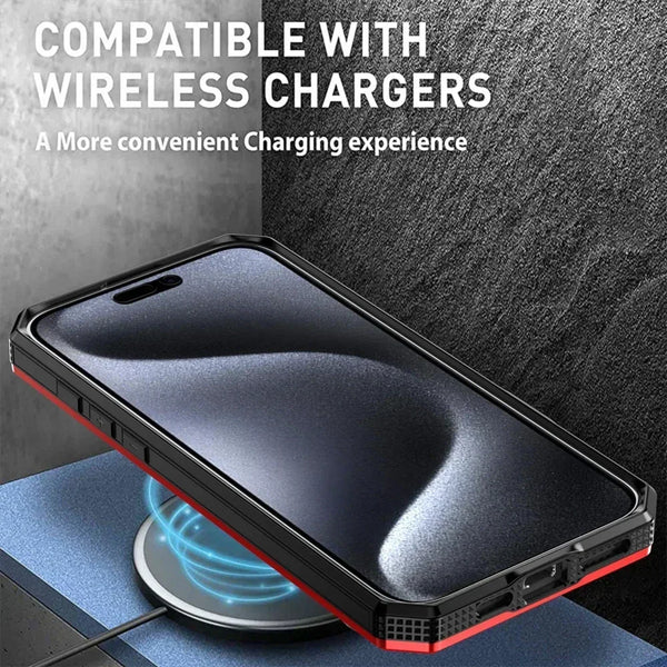 New Luxury 360° Rotating Metal Ring Kickstand Armor Magnetic Case For iPhone 16 15 14 Plus Pro Max Case