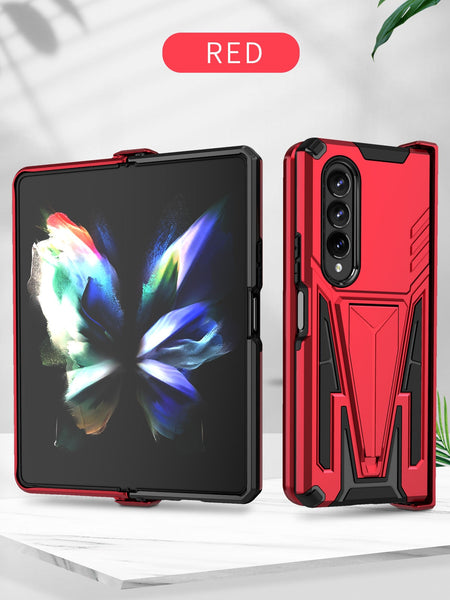 New Rugged Protective Armor Case With Kickstand For Samsung Galaxy Z Fold 4 3 Series