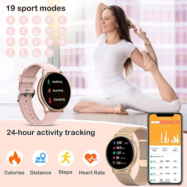 New Luxury Sport Fitness Tracker Smart Watch With Multiple Dials For Women