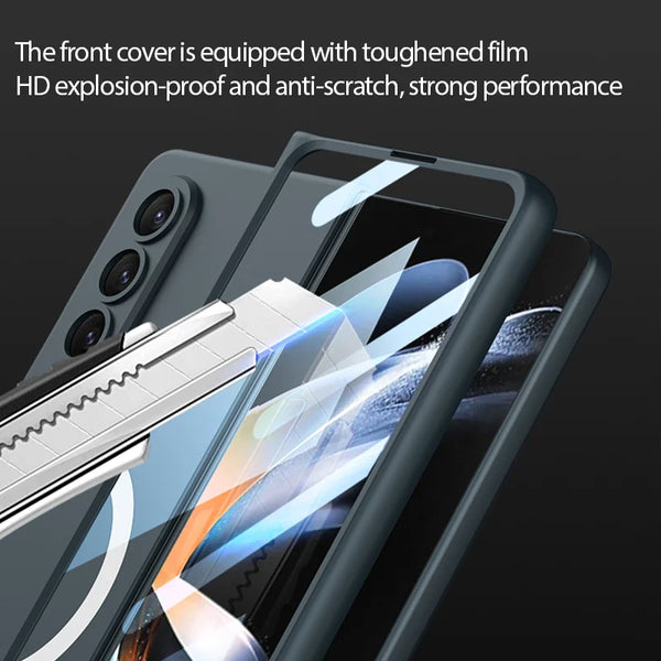 New Ultra Thin Magnetic Cover Case For Samsung Galaxy Z Fold 3 4 5 Series