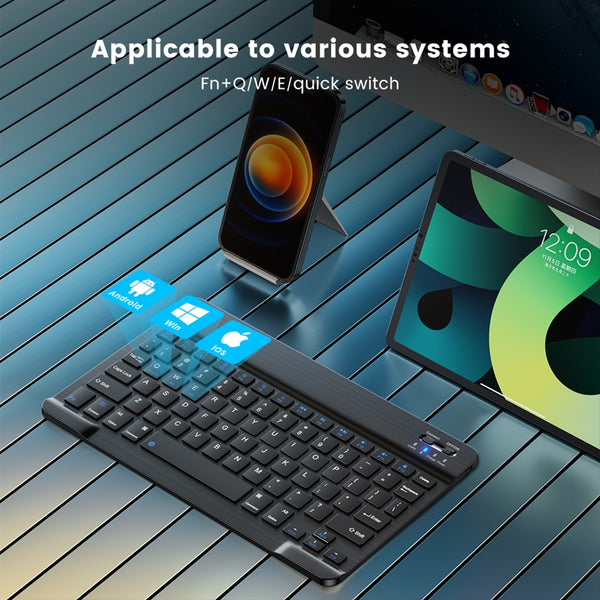 New Super Portable Wireless Bluetooth Rechargeable Keyboard For PC Androids IOS