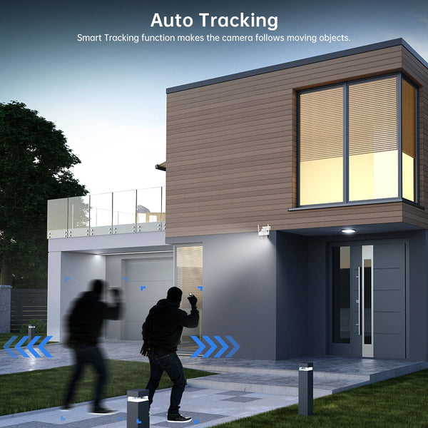 New 8MP Outdoor Surveillance Night Vision Security Camera With AI Human Detection