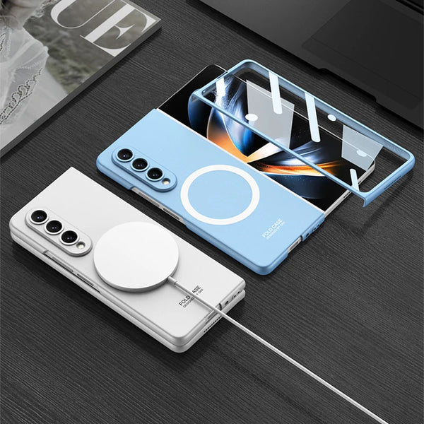 New Ultra Thin Magnetic Cover Case For Samsung Galaxy Z Fold 3 4 5 Series