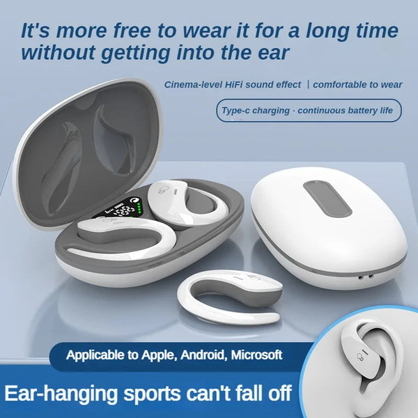 New IPX5 Waterproof True Wireless Earbuds Headphones With Microphone HD Call Music