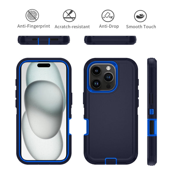 New Heavy Duty Rugged Protective Cover Case For iPhone 16 15 14 Plus Pro Max Series