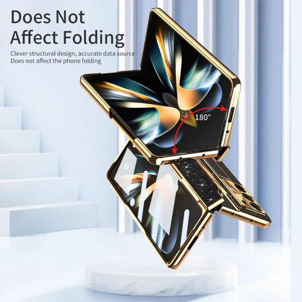 New Sparkle Magnetic Protective Case Cover For Samsung Galaxy Z Fold 5 4 Series