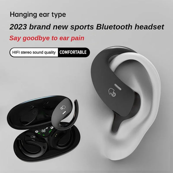 New IPX5 Waterproof True Wireless Earbuds Headphones With Microphone HD Call Music