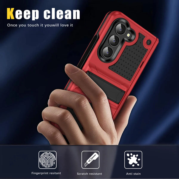 New Super Compact Protective Cover Case With Kickstand Hinge Cover Case For Samsung Galaxy Z Fold 6 5 Series