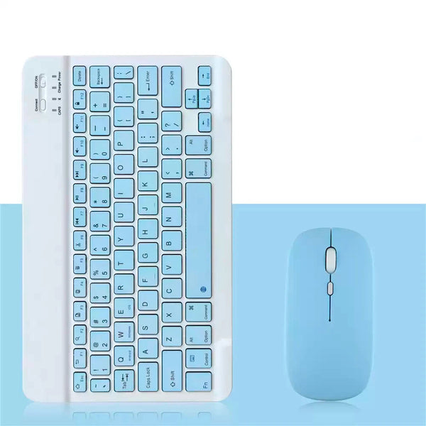 New Ultra Slim Wireless Mini Bluetooth Keyboad and Mouse Set For Android IOS Windows