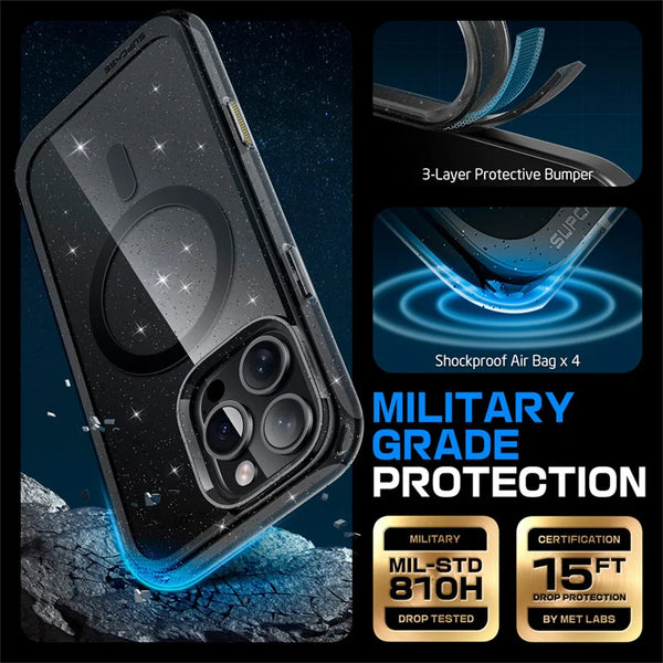 New Ultra Slim Magnetic MagSafe Phone Case With Precise Button Control For iPhone 16 Pro Max