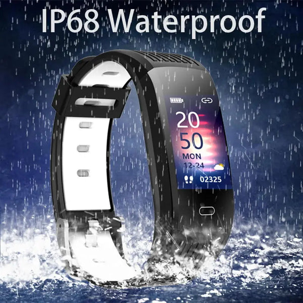 New IP68 Waterproof Large Screen Multisport Slim Fitness Tracker Smart Watch Bracelet For Women