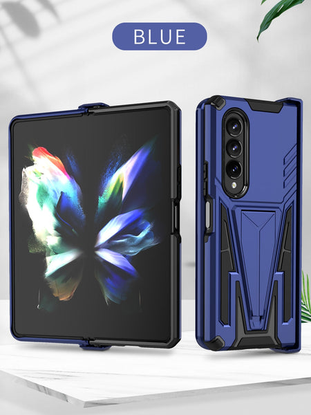 New Rugged Protective Armor Case With Kickstand For Samsung Galaxy Z Fold 4 3 Series