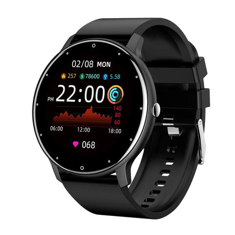 New 1.28'' Full Touch Screen Waterproof Sports Smart Watch Fitness Tracker
