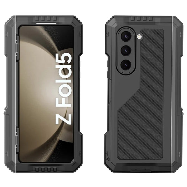 New Heavy Duty Alloy Metallic Folding Stand Case For Samsung Galaxy Z Fold 6 5 4 Series