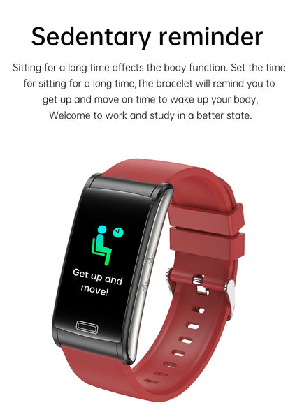 New Ultra Slim Multisport Water-Resistant Fitness Tracker Smart Watch With HD Touchscreen For Android IOS