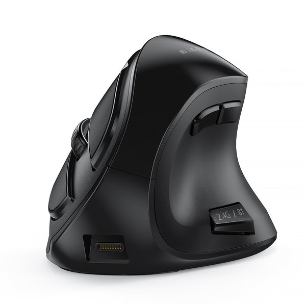 New Super Compact Ergonomic Rechargeable Bluetooth Wireless Mouse For PC Smart TV IOS