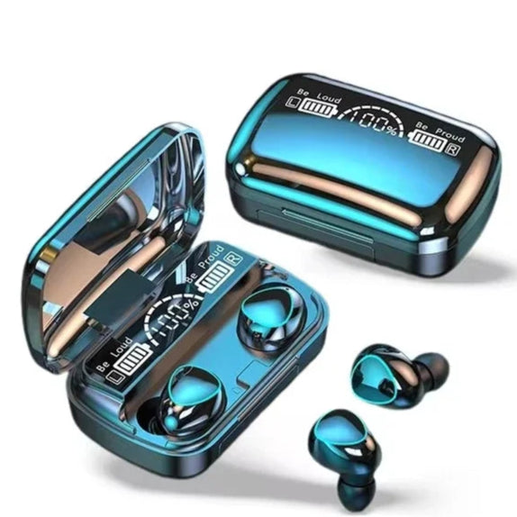 New Wireless Bluetooth Earbuds Sports Headphones With Charge Box For iOS Android