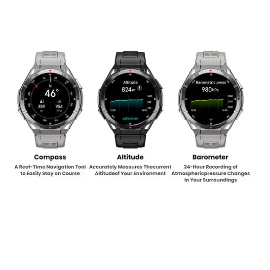 New AMOLED Water-Resistant Sports Smart Watch Fitness Tracker With Compass