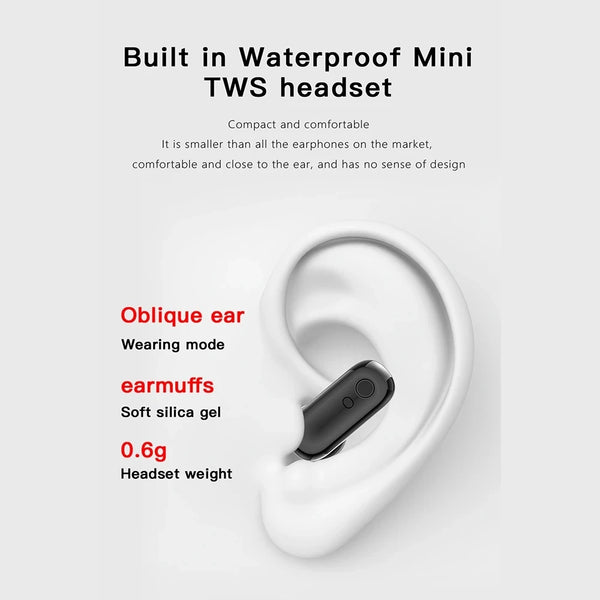 New 2-in-1 Multisport Fitness Tracker Smart Watch With Wireless Bluetooth Earbuds Headphones